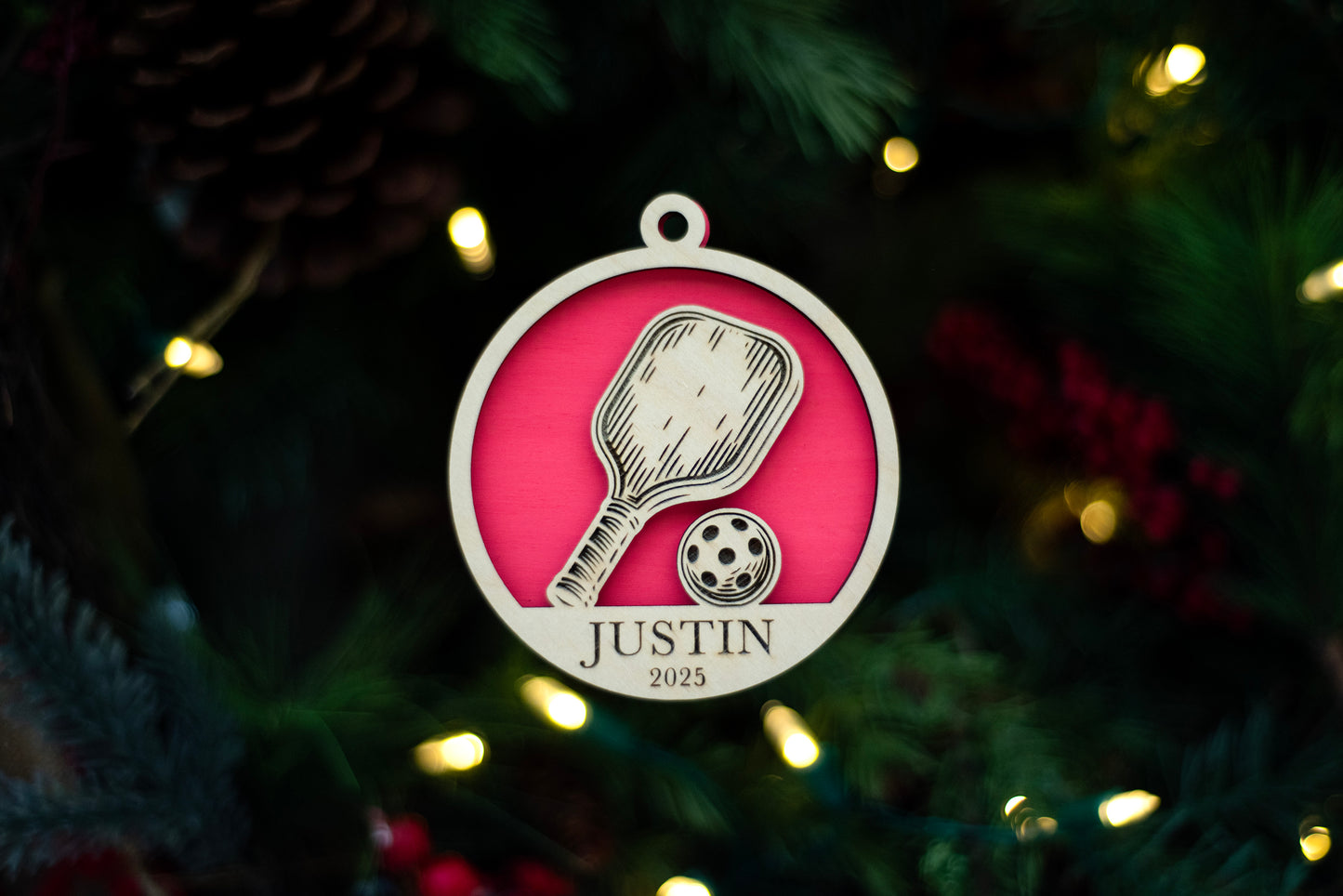 Pickleball Ornament