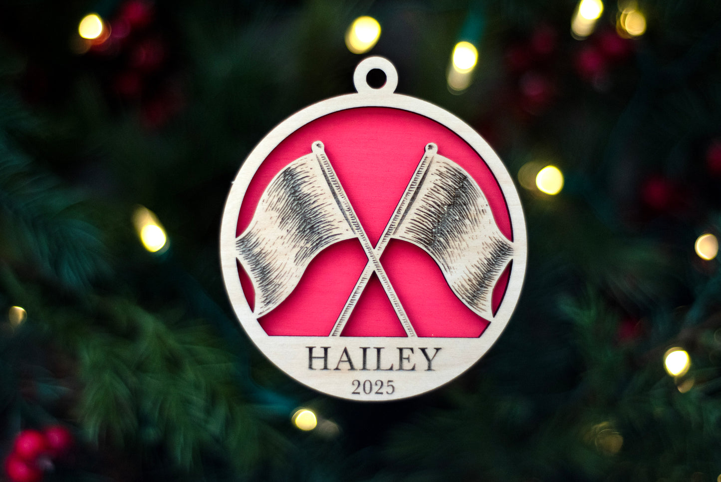 Color Guard Ornament - MTHS Band Fundraiser