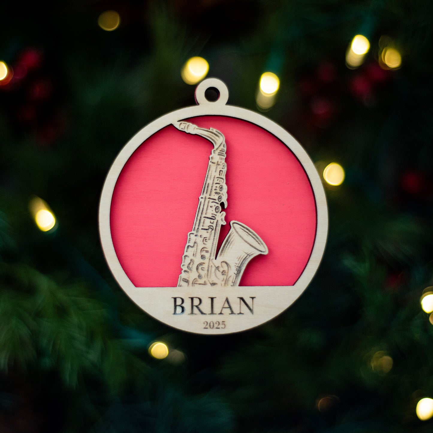Saxophone Ornament - MTHS Band Fundraiser