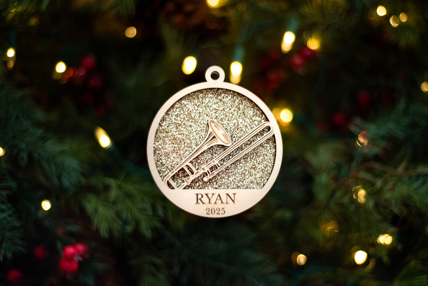 Trombone Ornament - MTHS Band Fundraiser