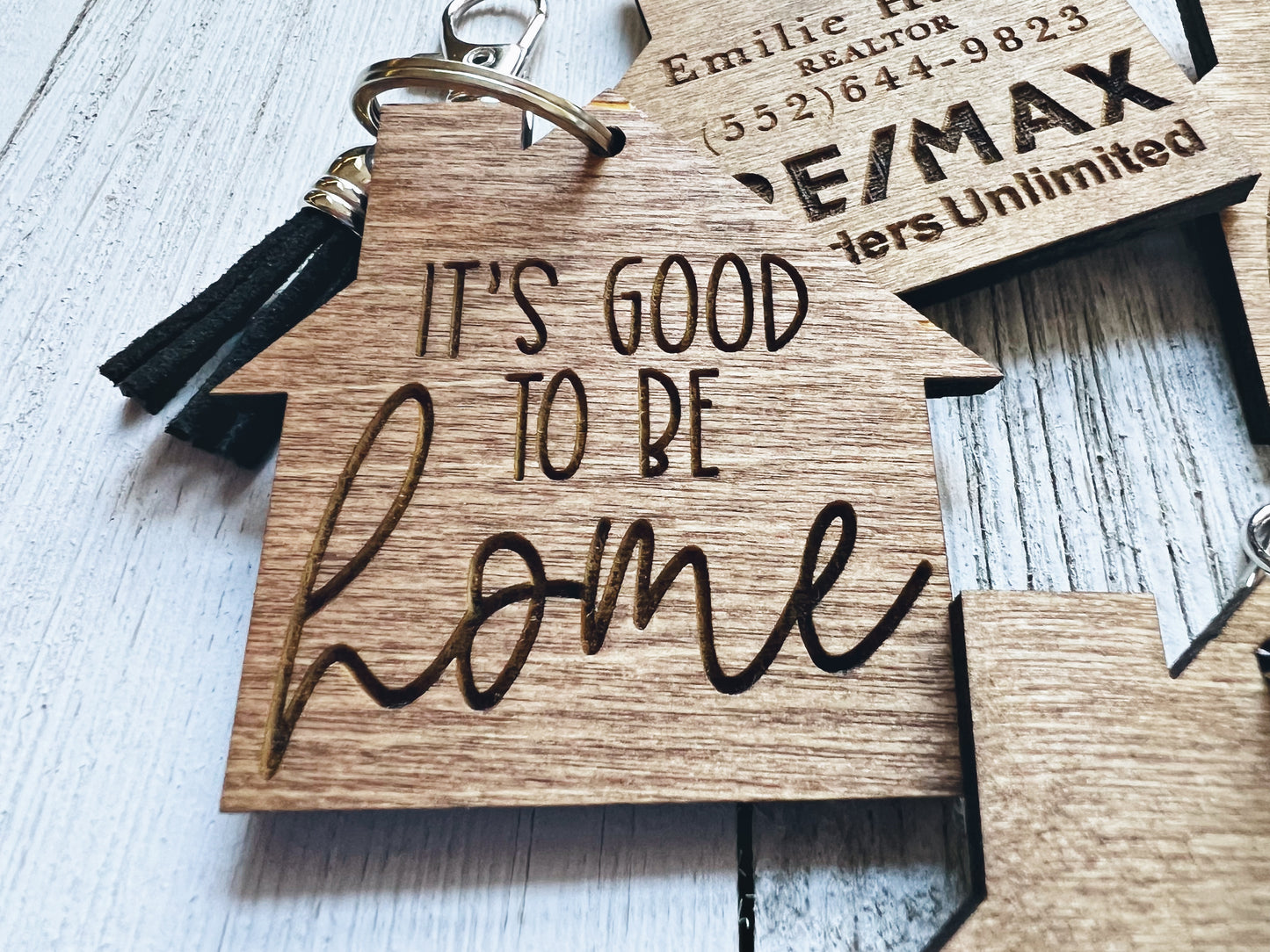 Personalized Realtor Keychain (set of 10)