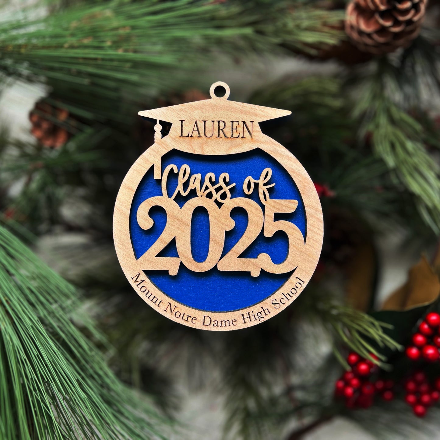 Personalized Graduation Christmas Ornament