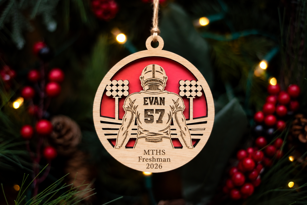 2026 Football Ornament