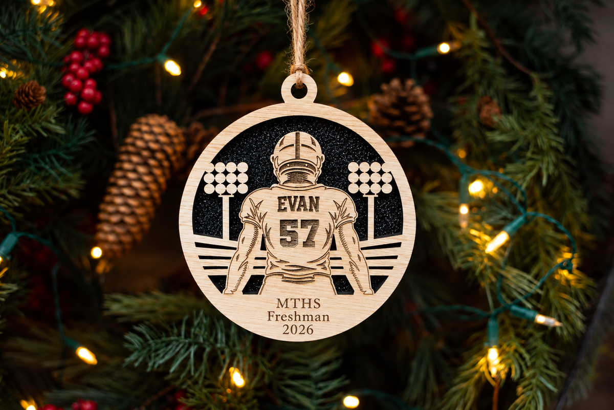 2026 Football Ornament