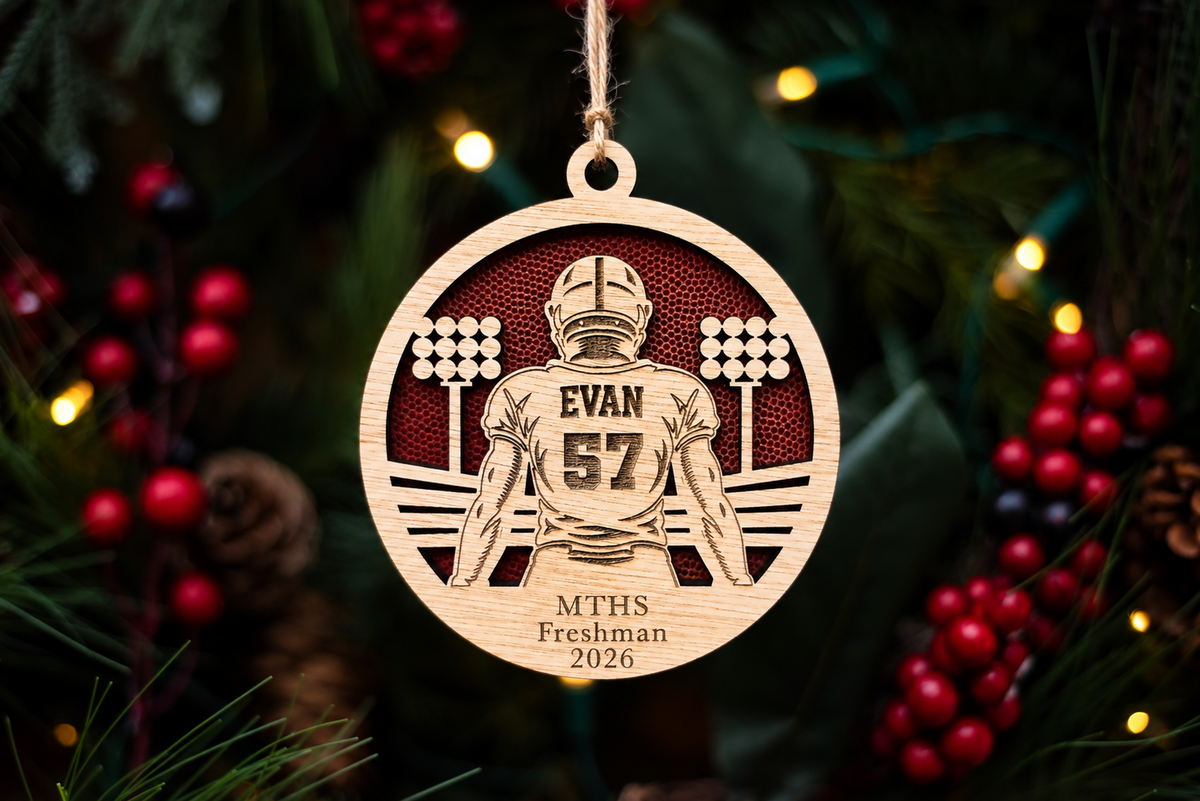 2026 Football Ornament