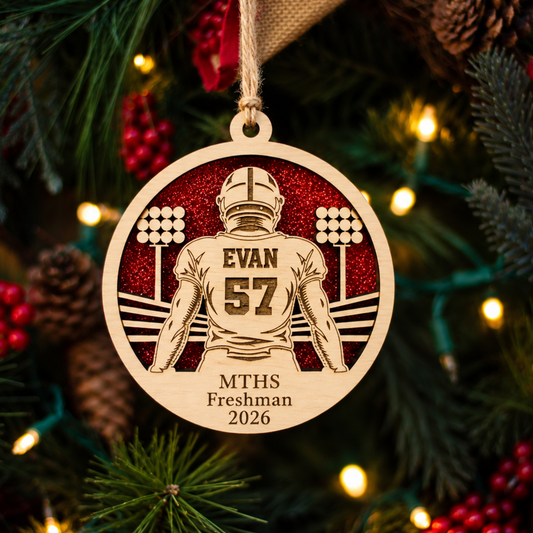 2026 Football Ornament