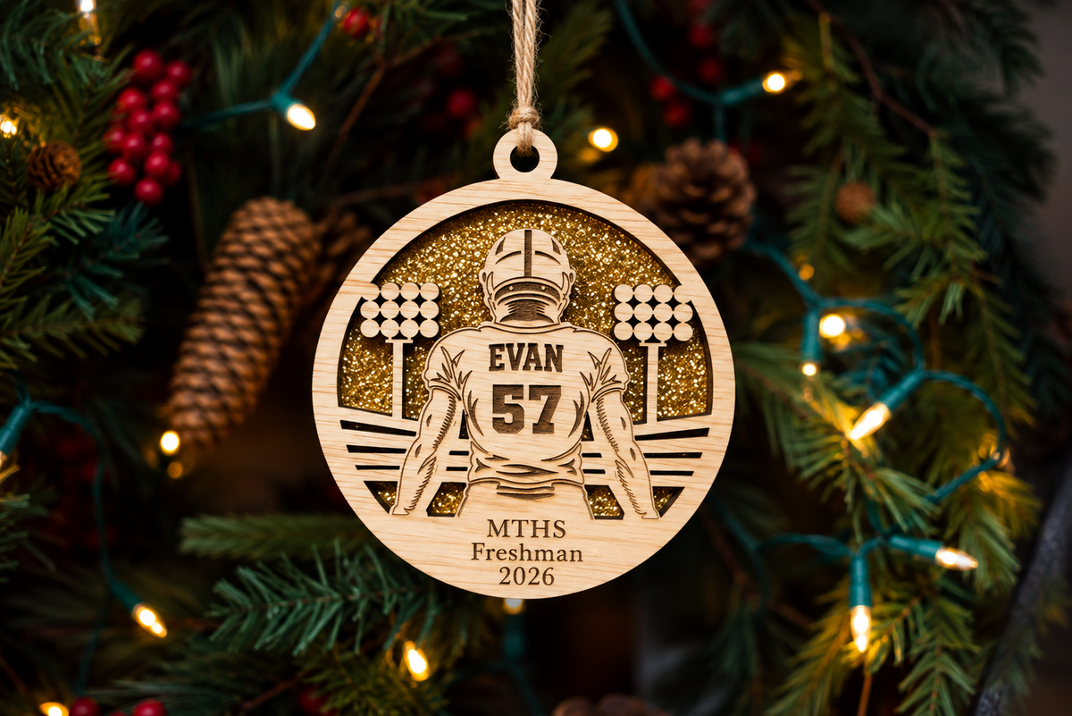 2026 Football Ornament