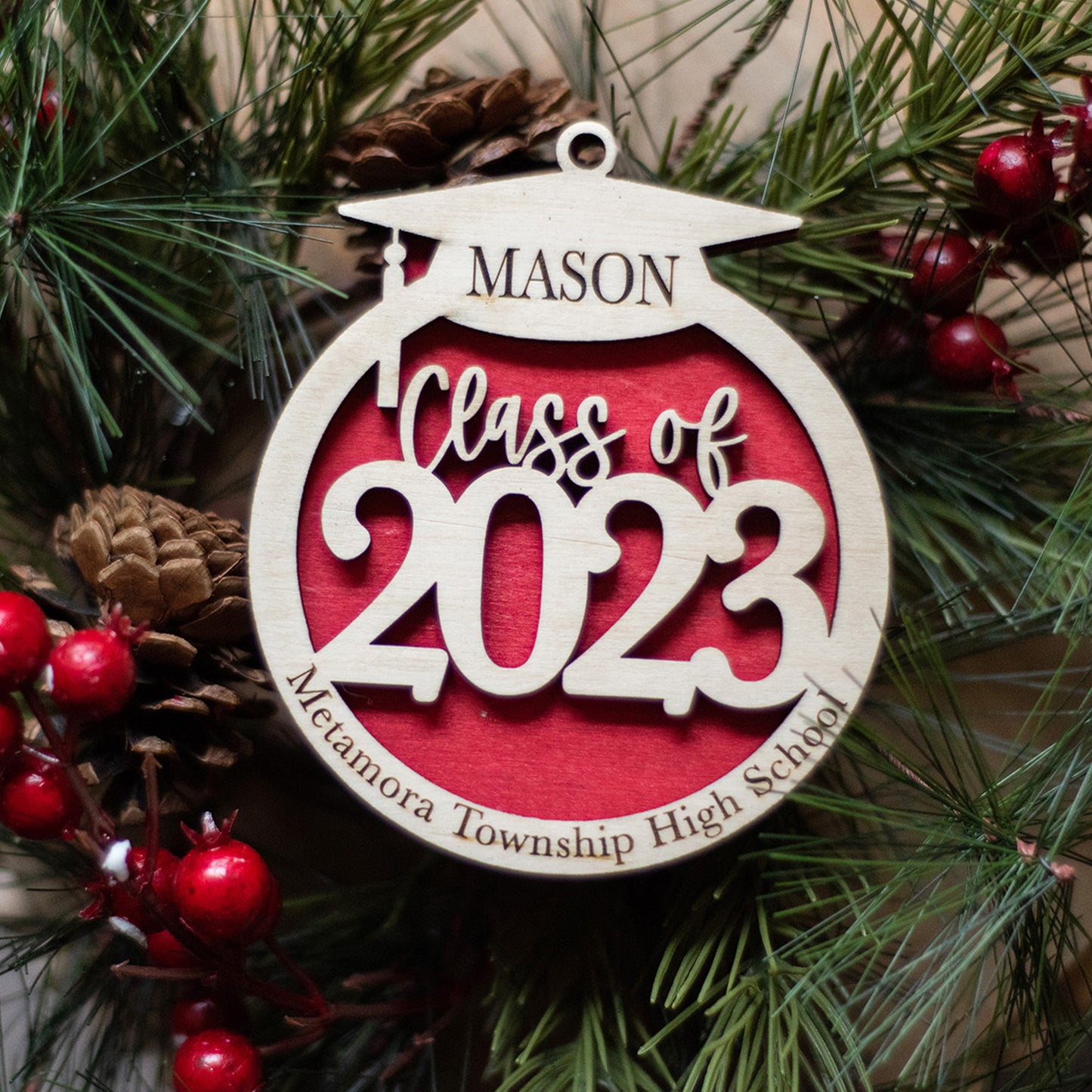 Personalized Graduation Christmas Ornament