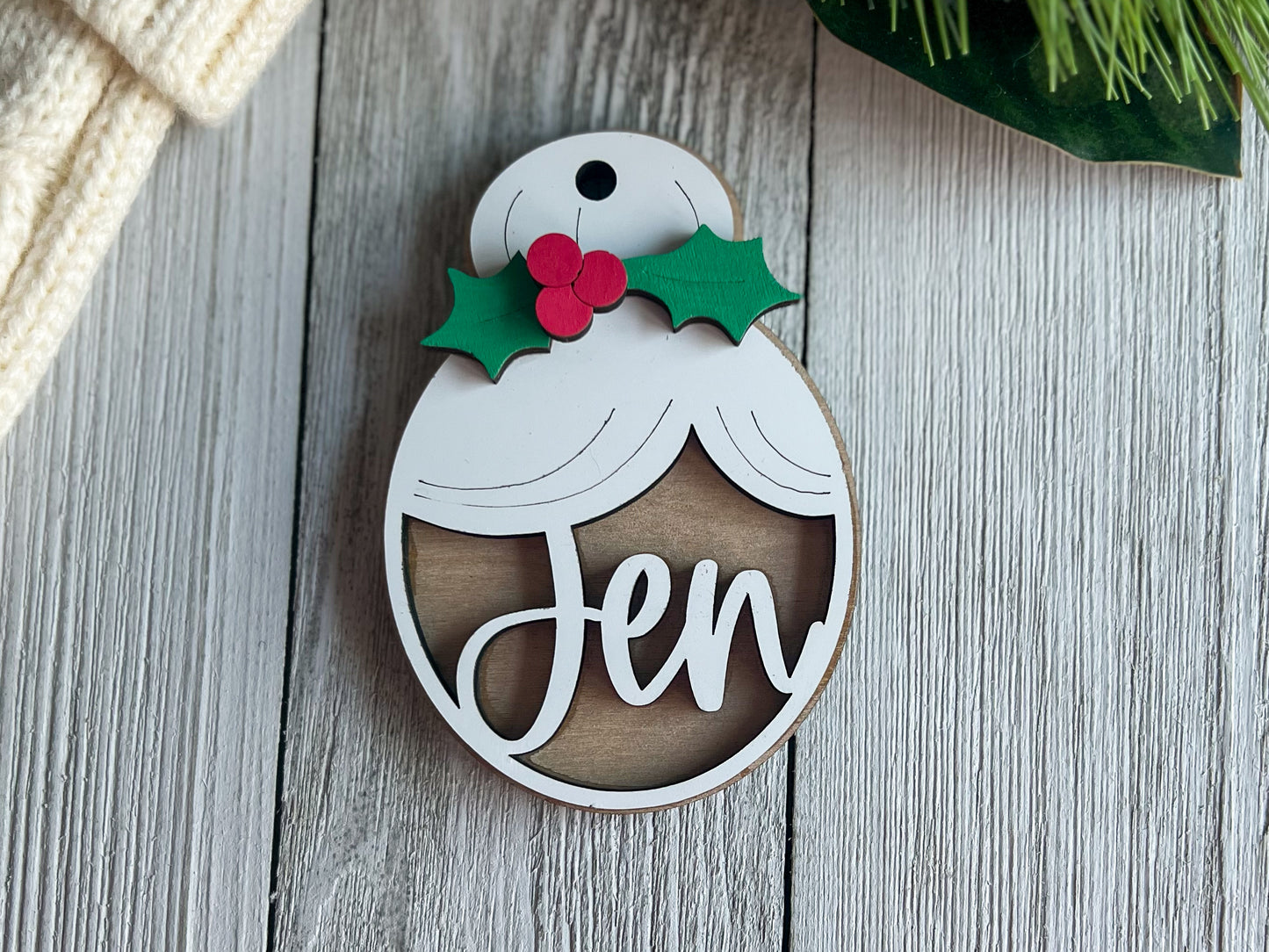 Personalized Santa/Mrs. Claus Stocking Label, Gift Tag, Ornament
