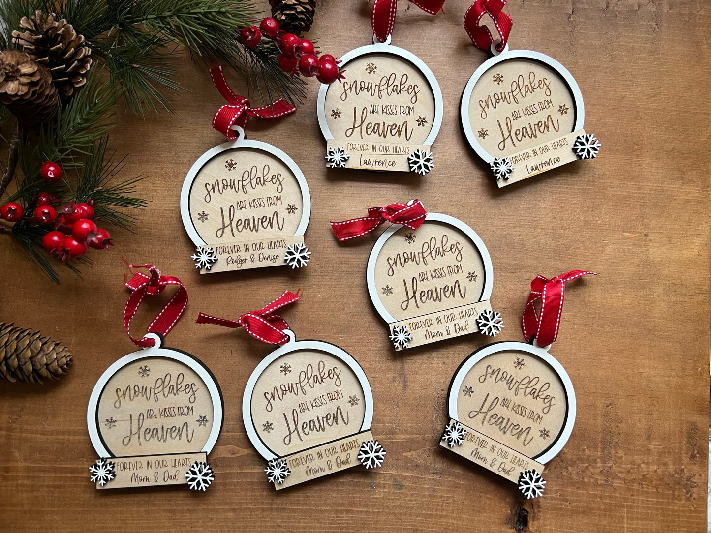 Personalized Memorial Christmas Ornament