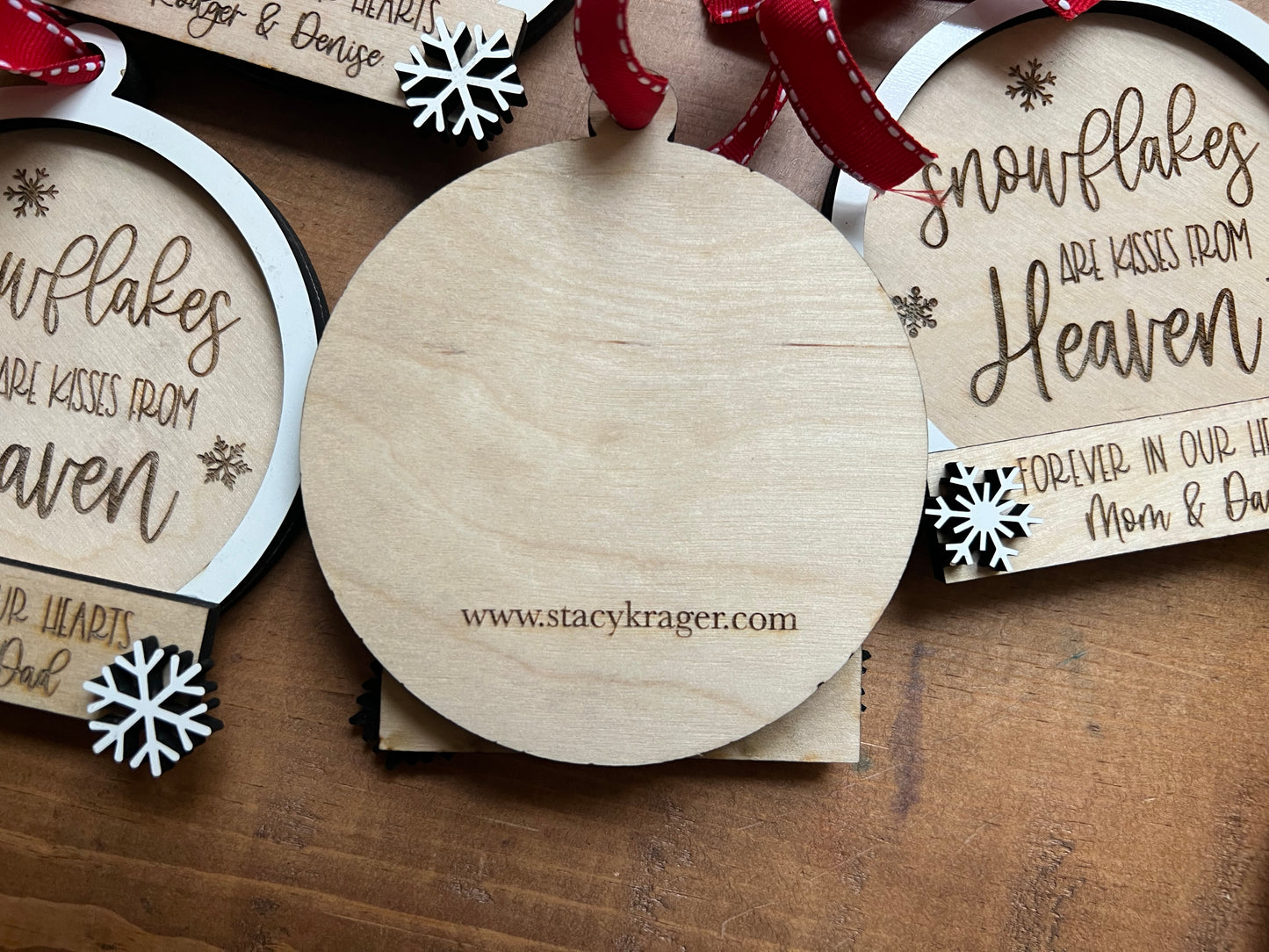 Personalized Memorial Christmas Ornament