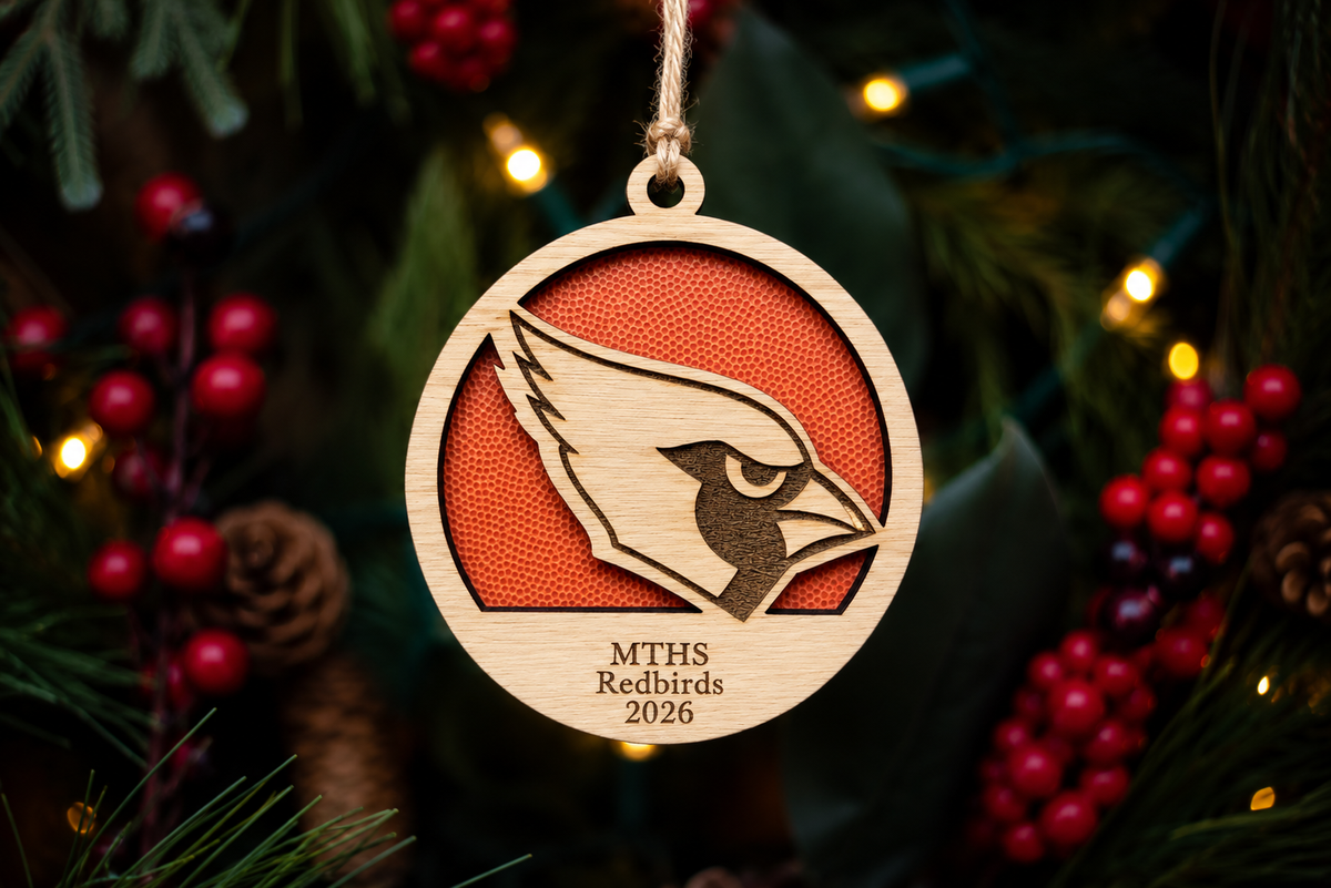 MTHS Redbird Ornament