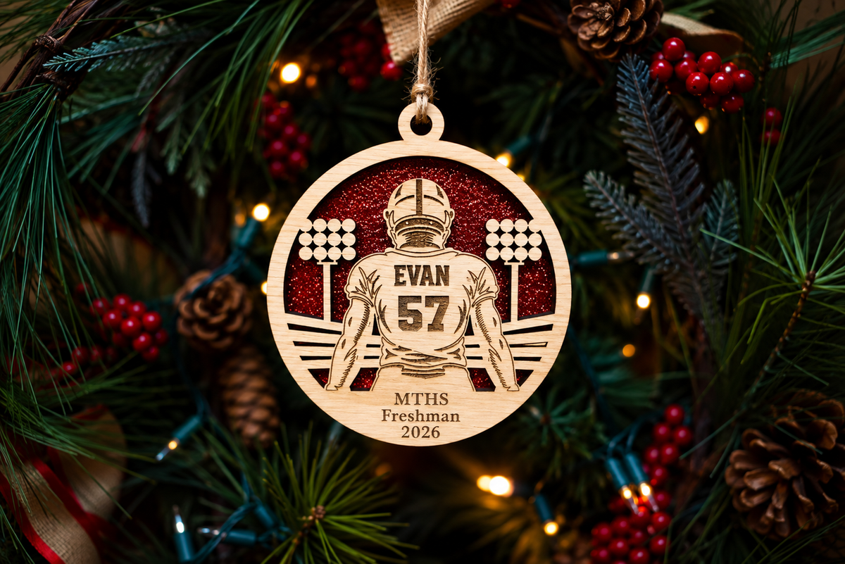 2026 Football Ornament