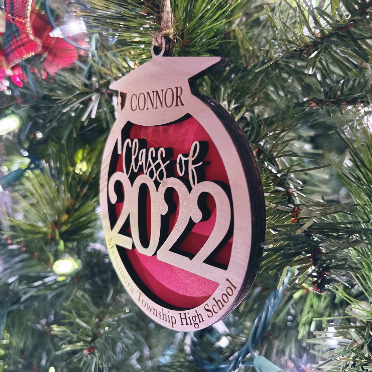 Personalized Graduation Christmas Ornament