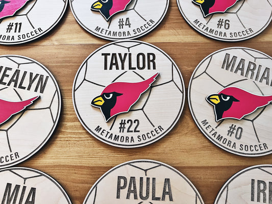 Personalized Soccer Plaque