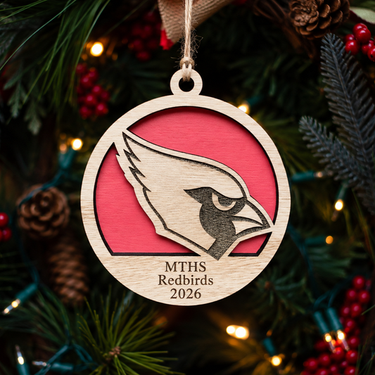 MTHS Redbird Ornament
