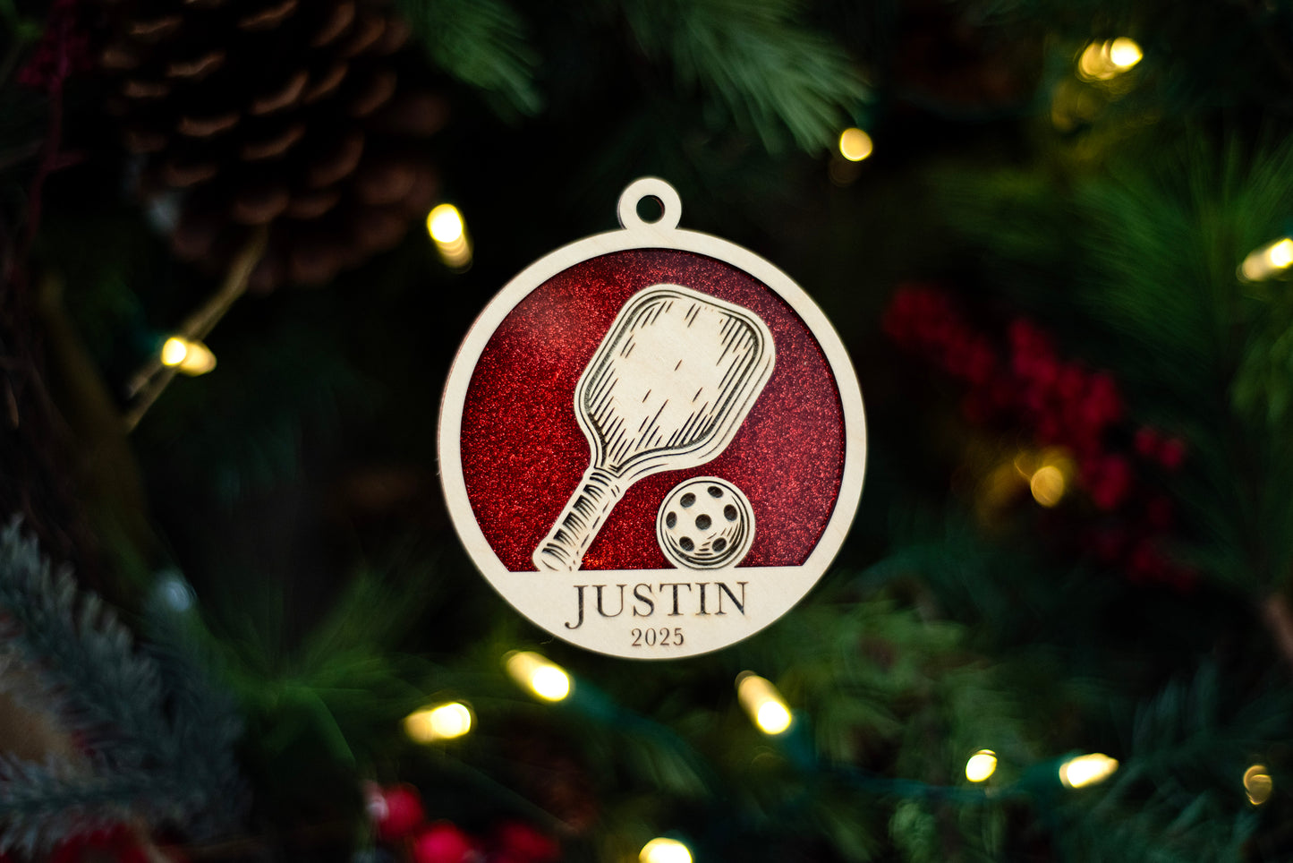 Pickleball Ornament