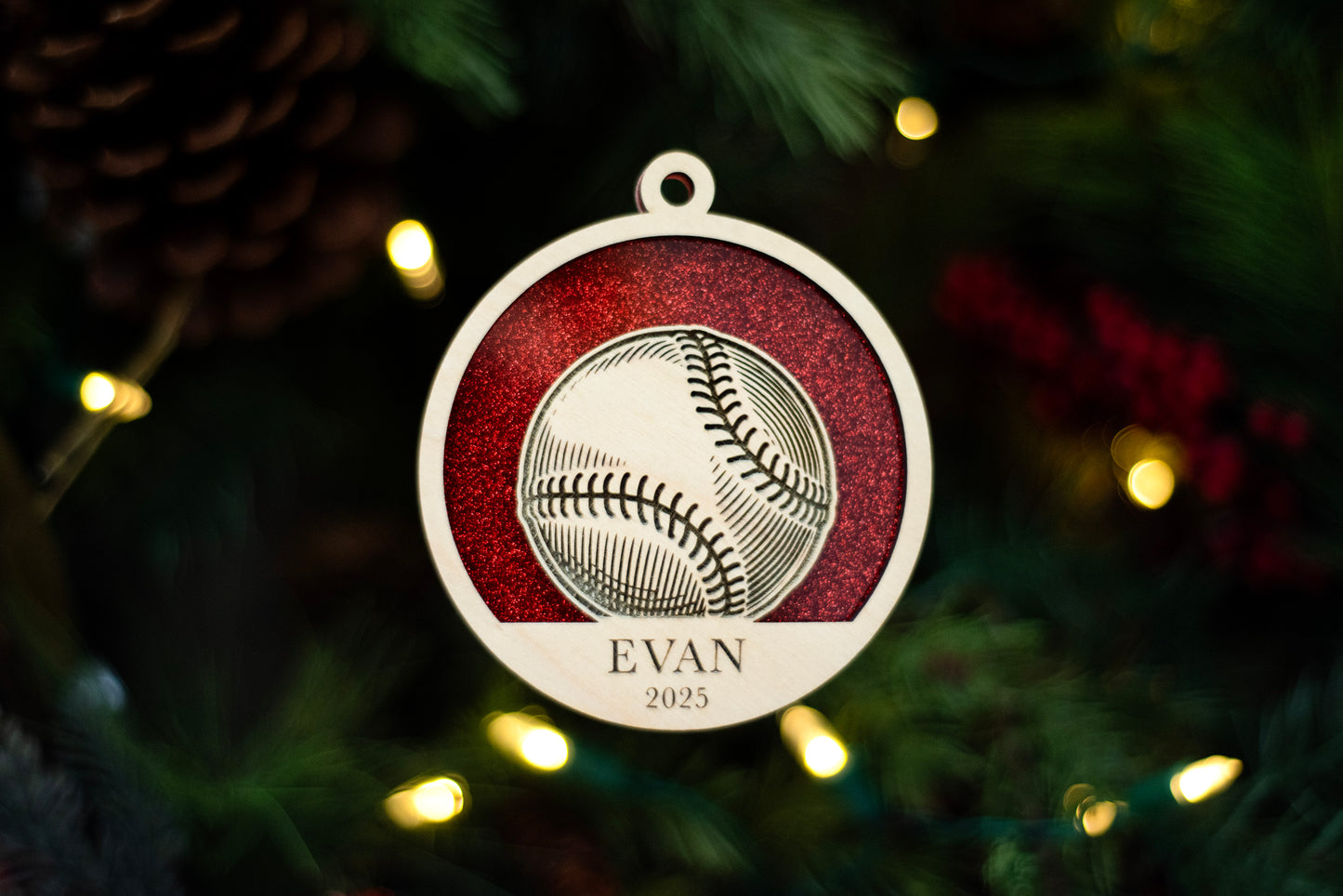 Baseball Ornament