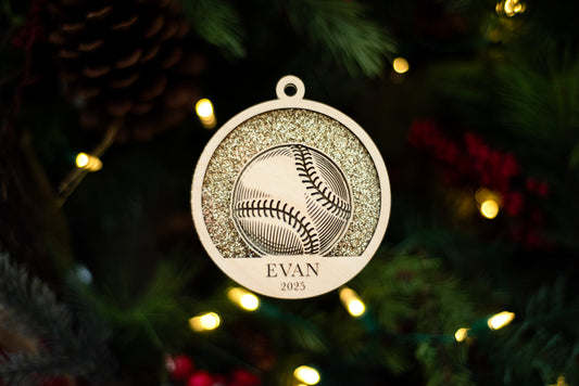 Baseball Ornament