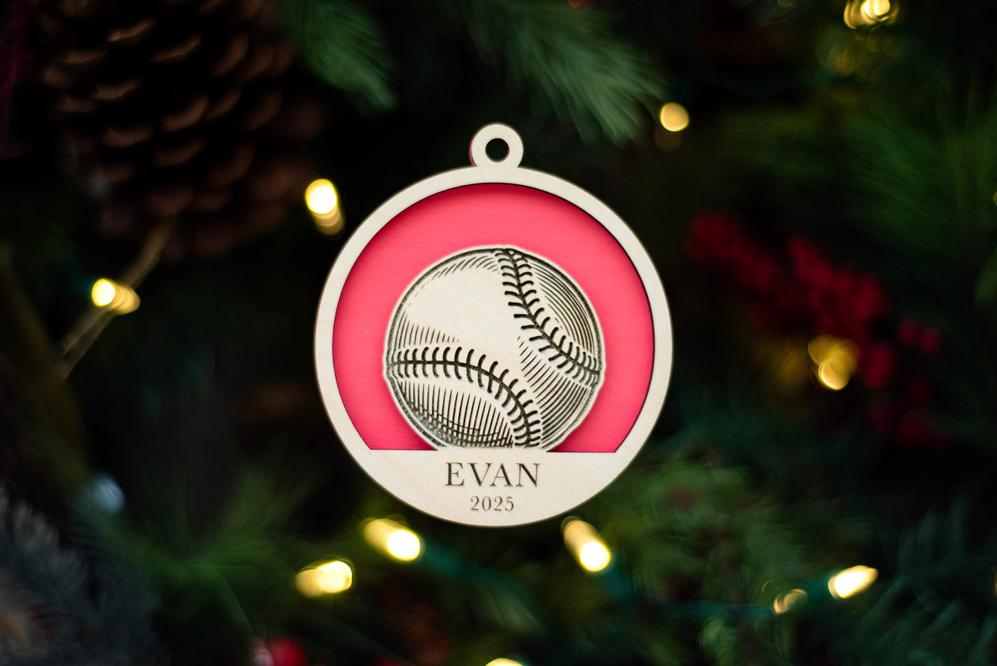 Baseball Ornament