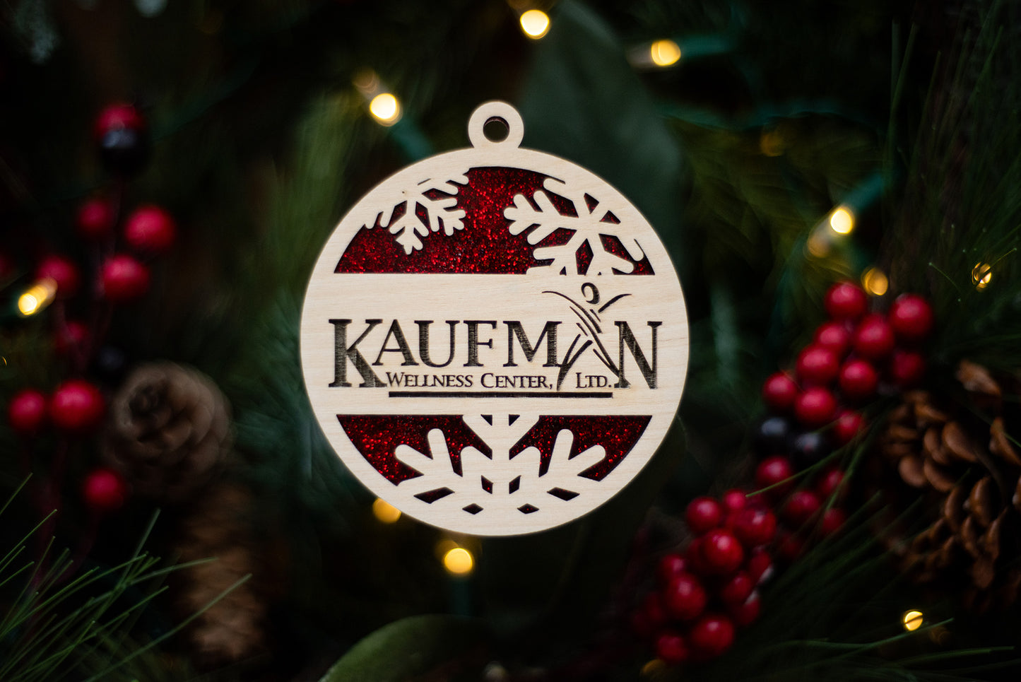 Custom Business Logo Ornament