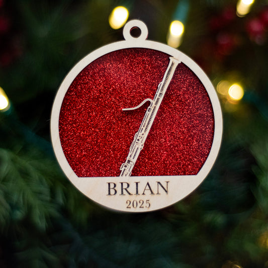 Bassoon Ornament - MTHS Band Fundraiser