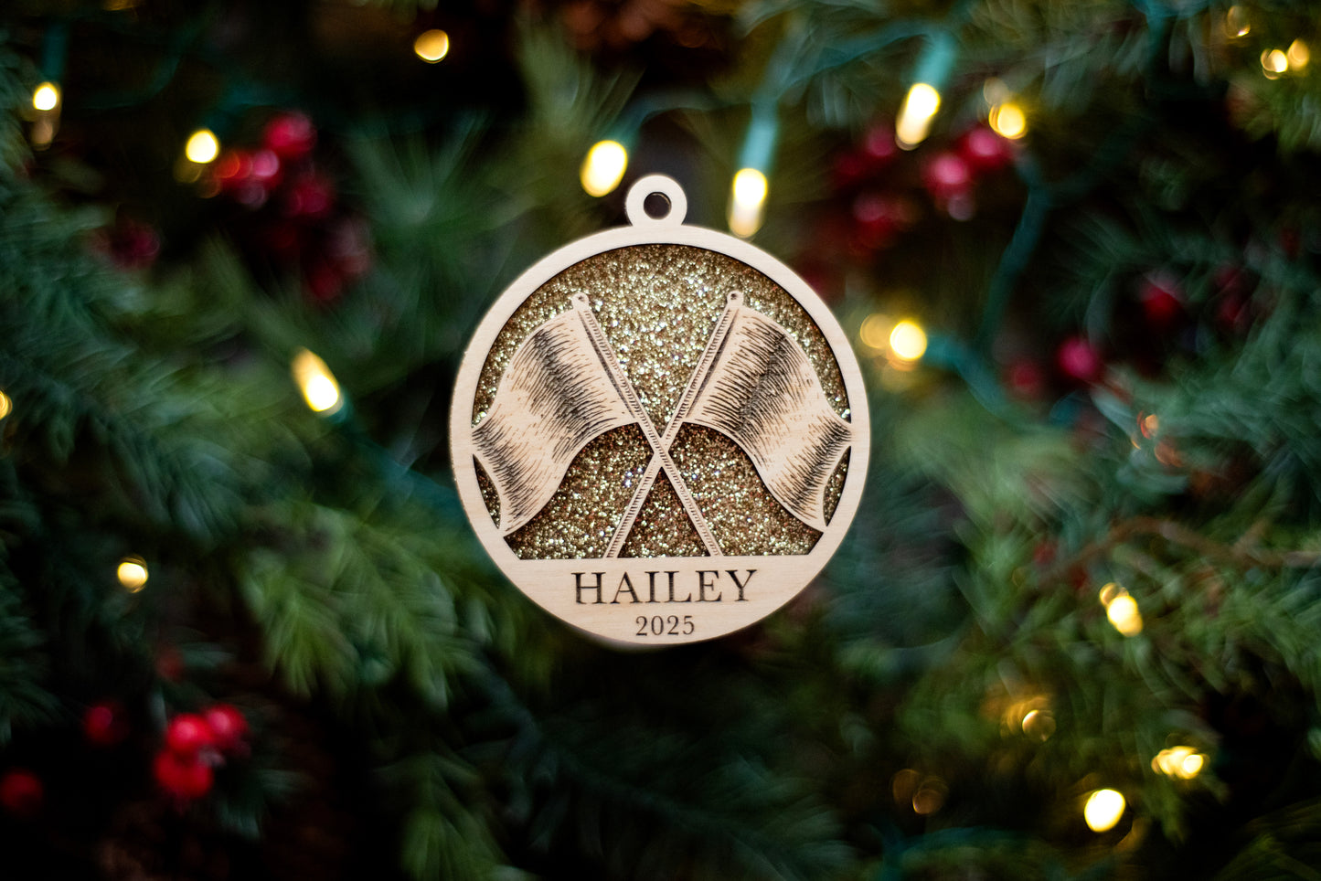 Color Guard Ornament - MTHS Band Fundraiser