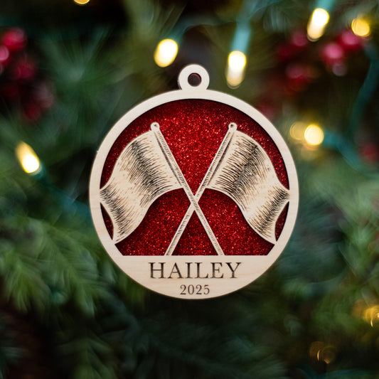 Color Guard Ornament - MTHS Band Fundraiser