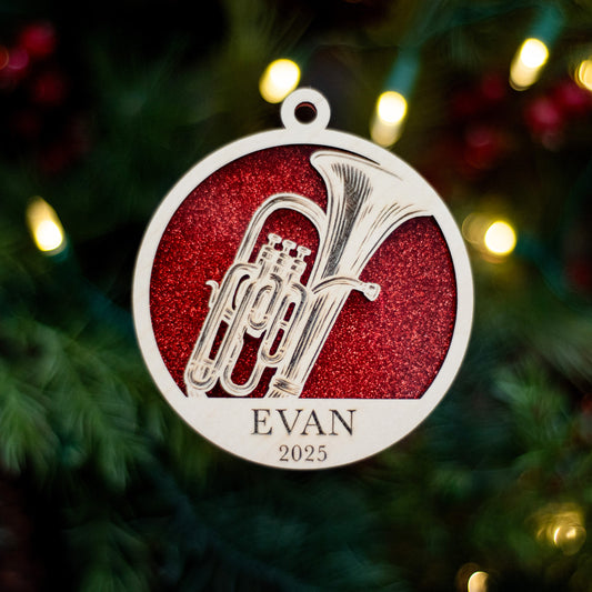Euphonium Ornament - MTHS Band Fundraiser
