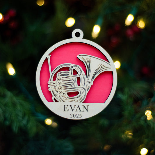Horn Ornament - MTHS Band Fundraiser
