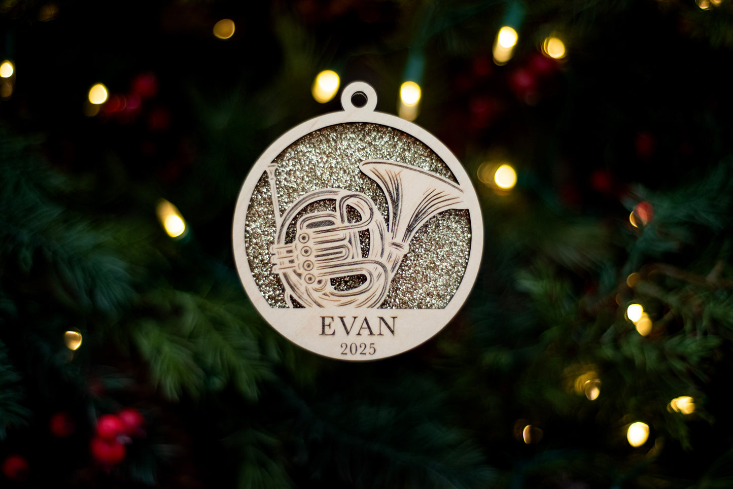 Horn Ornament - MTHS Band Fundraiser