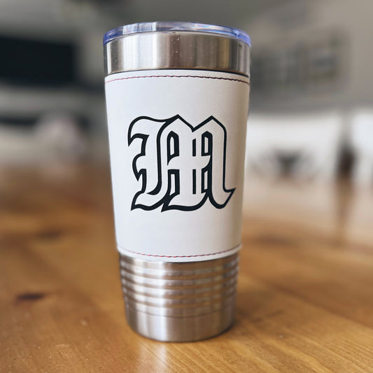 Personalized 20 oz. Baseball Tumbler with Slider Lid