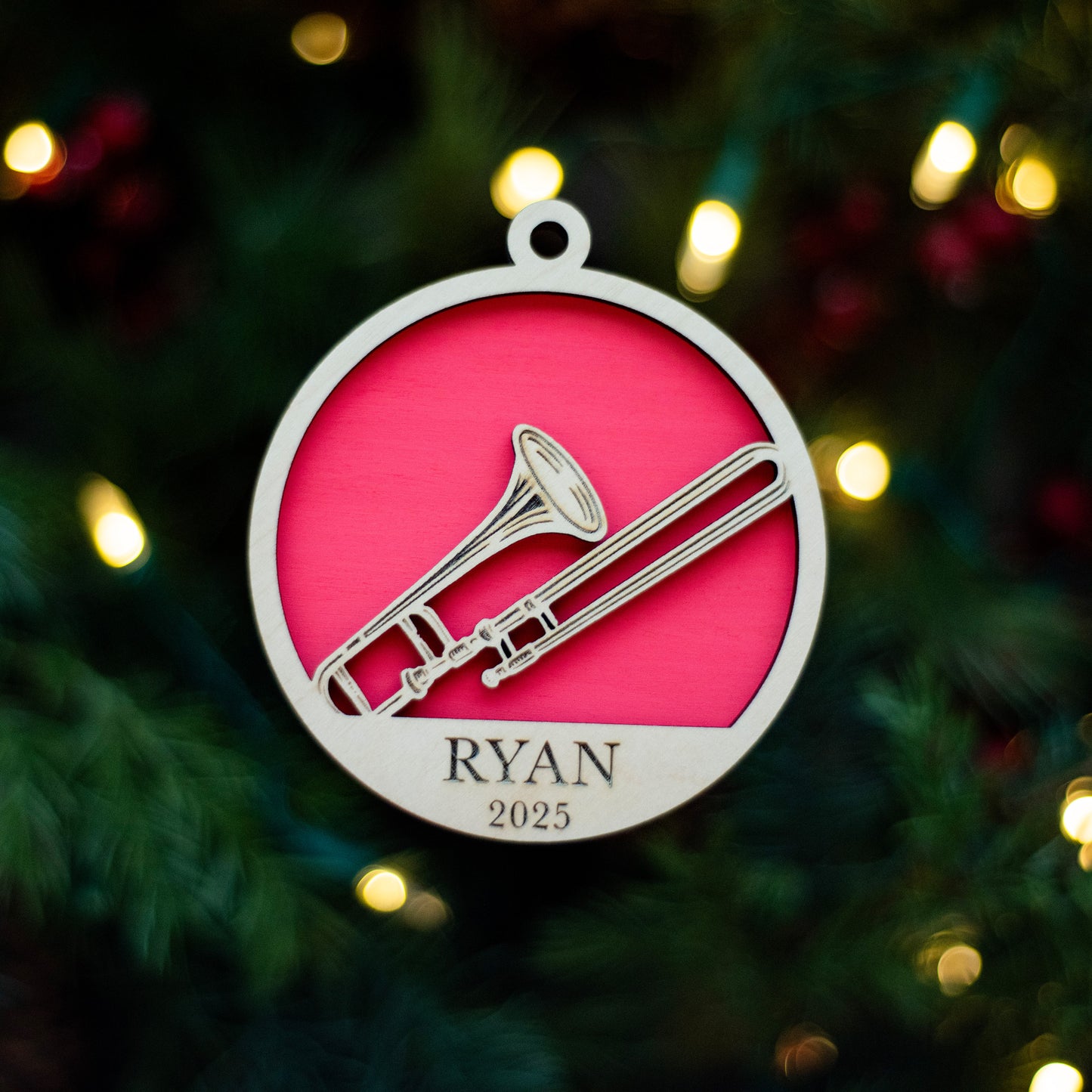 Trombone Ornament - MTHS Band Fundraiser