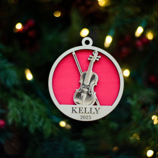 Violin Ornament - MTHS Band Fundraiser
