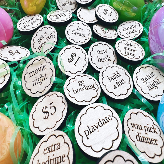 Easter Basket Tokens (Set of 25)