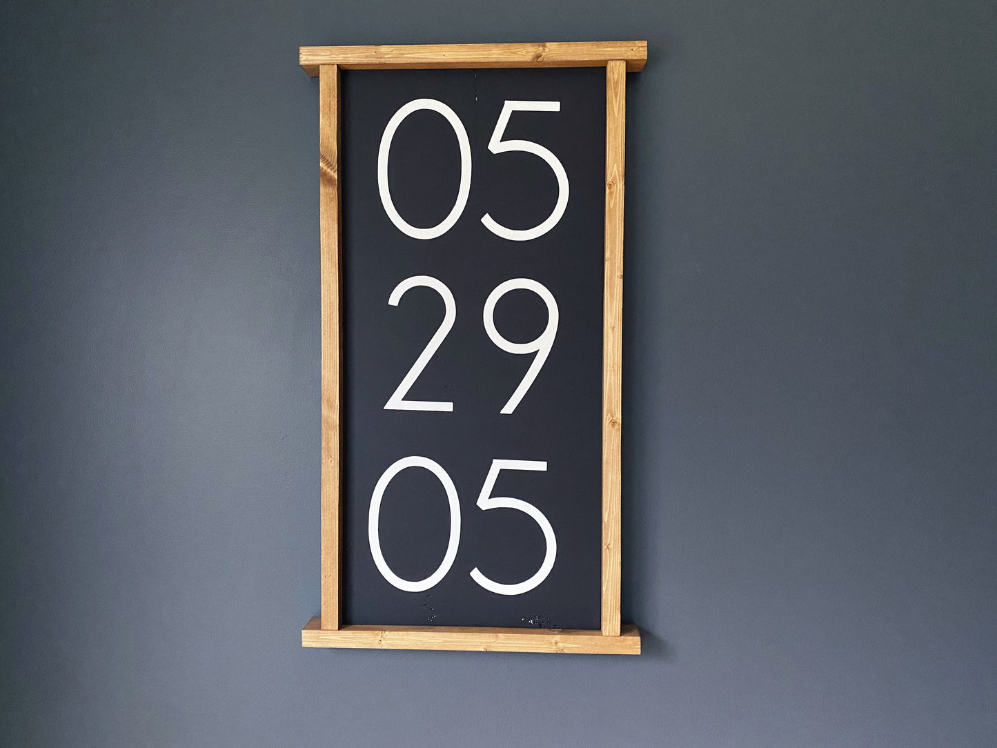 Personalized Special Date Sign - Black