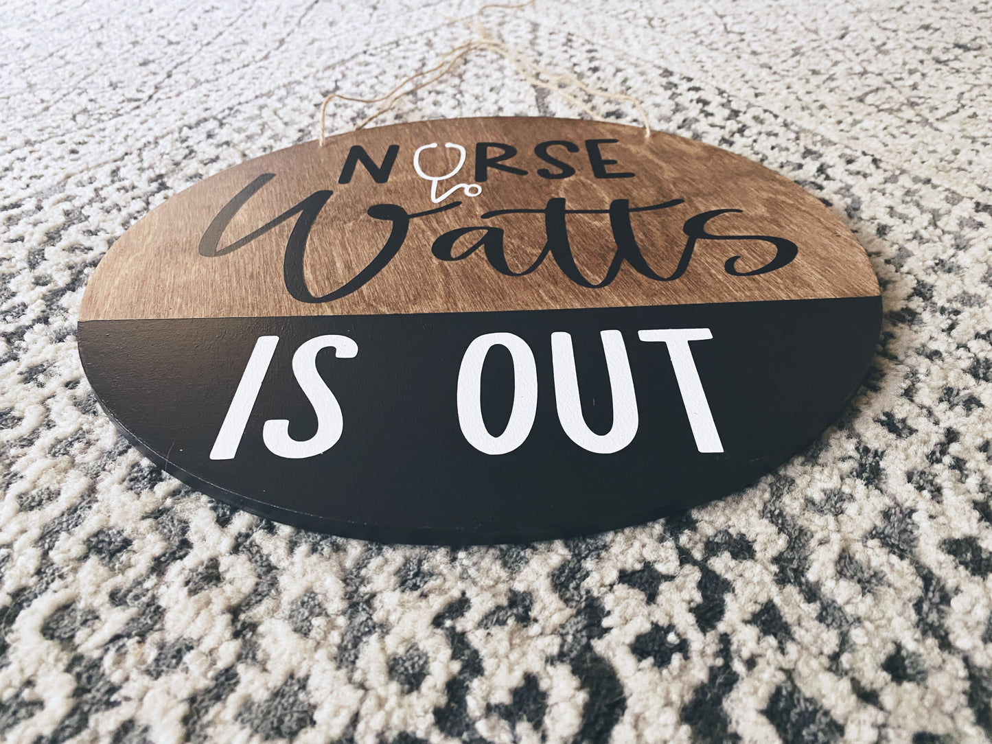 Nurse is In/Out Door Hanger