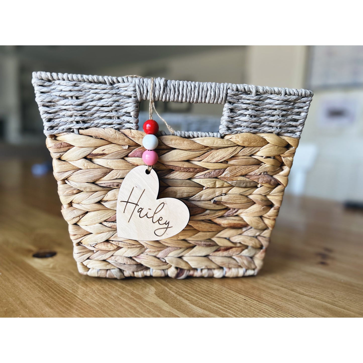 Personalized Valentine's Day Heart Name Gift Tags