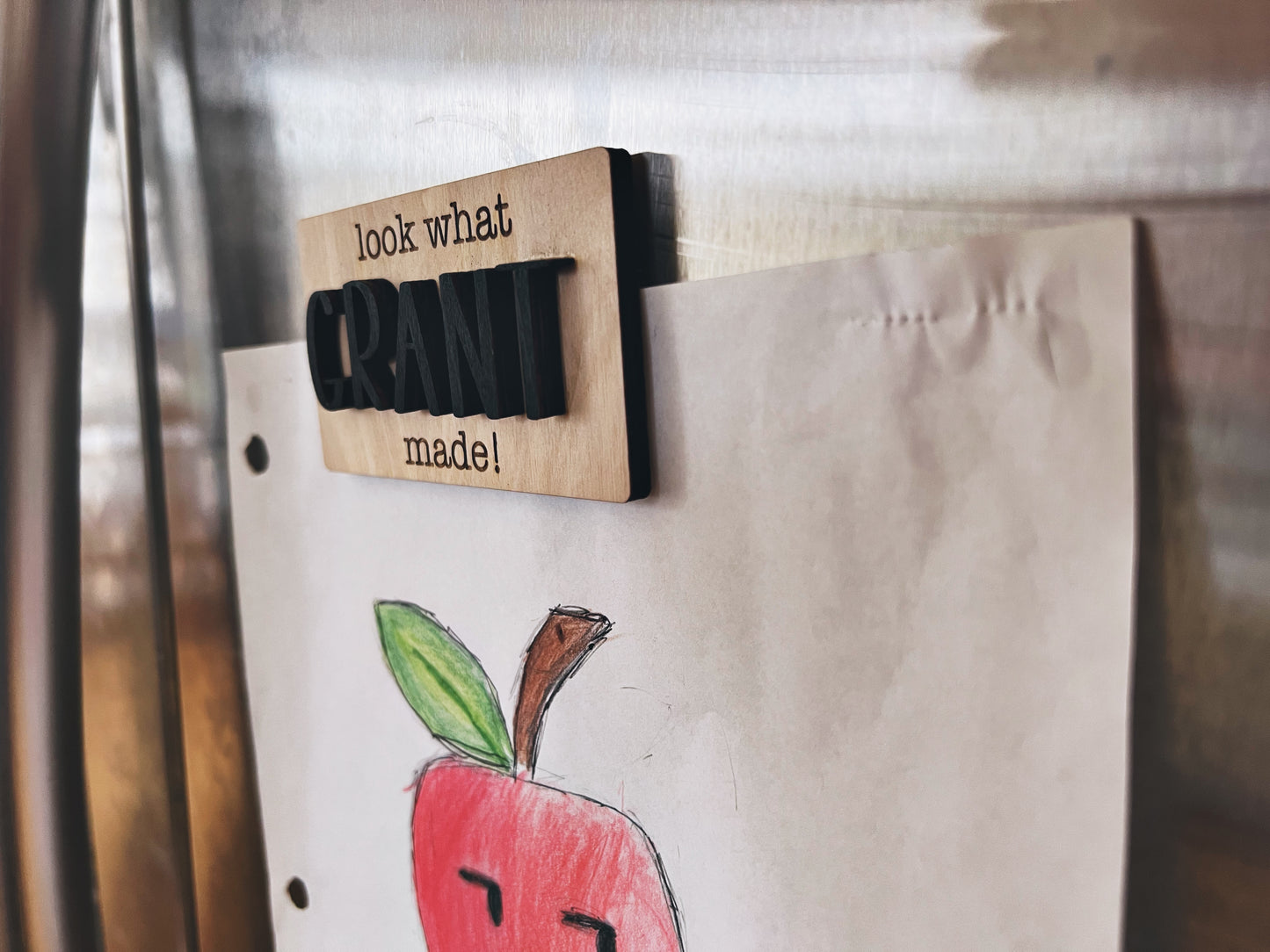 Personalized Kids Artwork Display Refrigerator Magnets