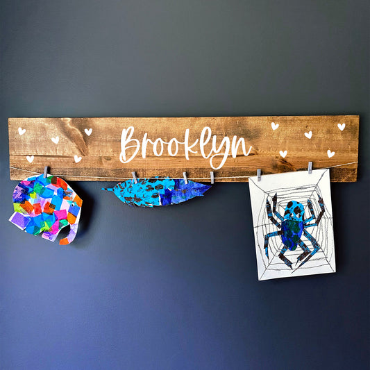 Personalized Art Display Sign