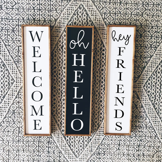 Mini Welcome Signs